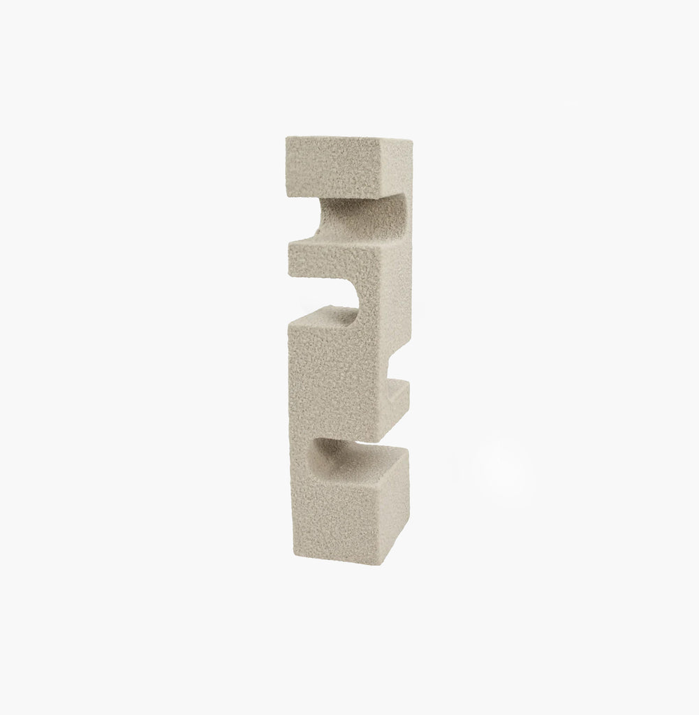 Escultura decorativa de bloque