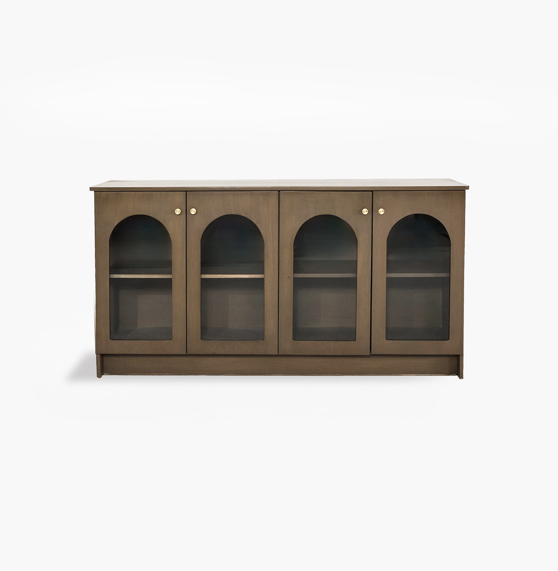 Credenza Azaria con puertas de vidrio