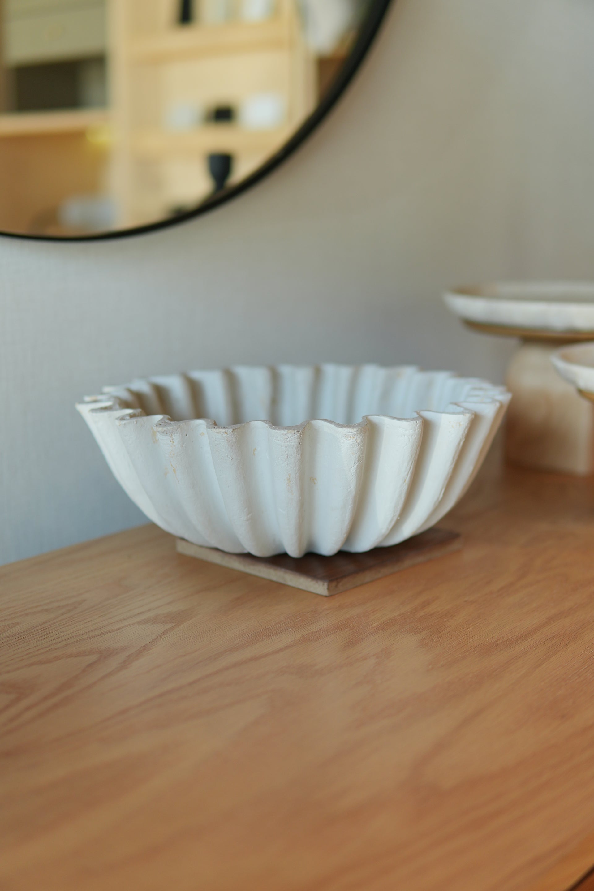 Bowl Ivory de Papel Maché