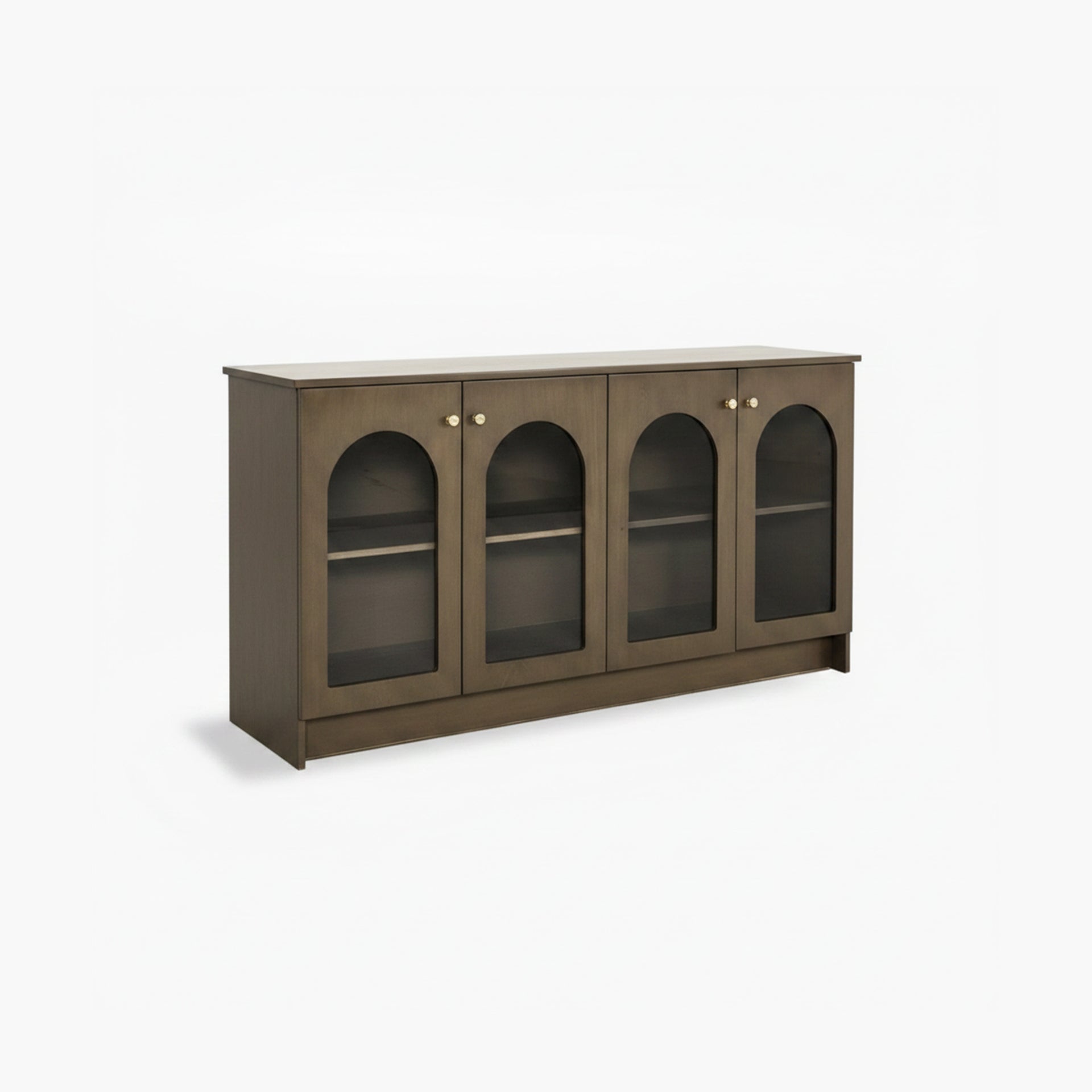 Credenza Azaria con puertas de vidrio