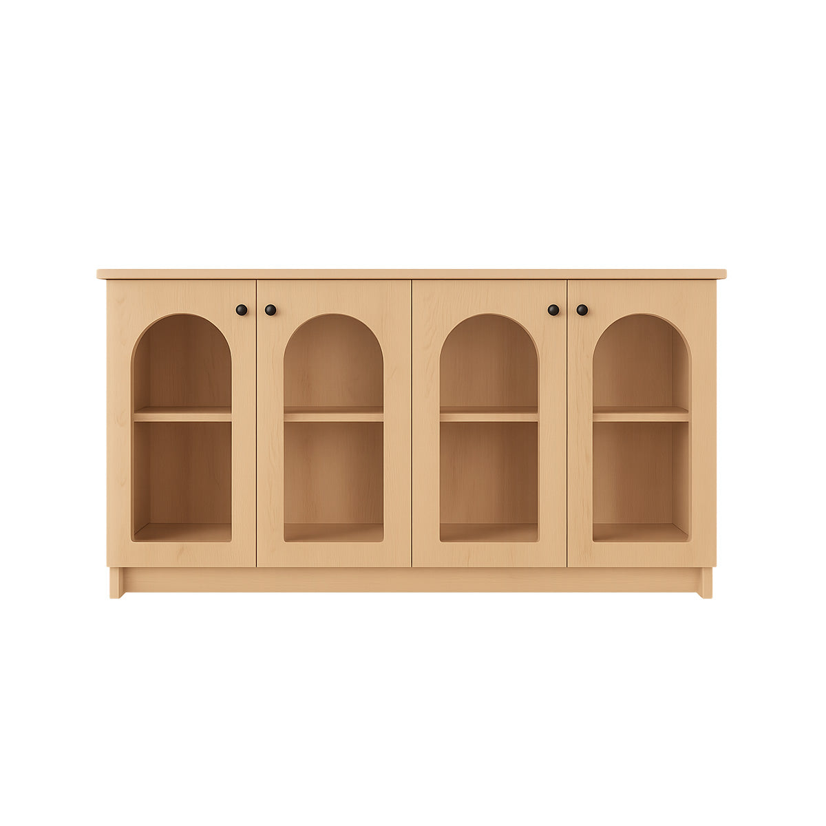 Credenza Azaria con puertas de vidrio